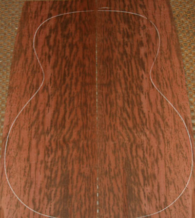 Ziricote Used for Guitar Construction
