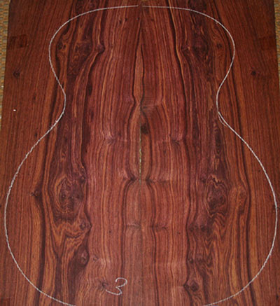 Camatillo Rosewood Used for Guitar Construction
