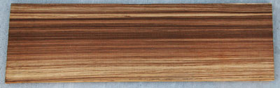 Zebrawood Used for Guitar Construction