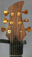 Bertram Guitars Three and Three Spachaug Headstock