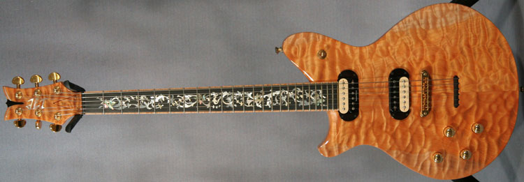 Amber Stained JET Guitar