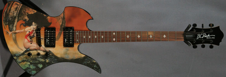 BC Rich Vampirella Art Theme Guitar