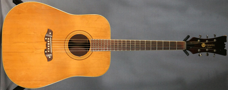 Blonde Mosrite Acoustic Guitar
