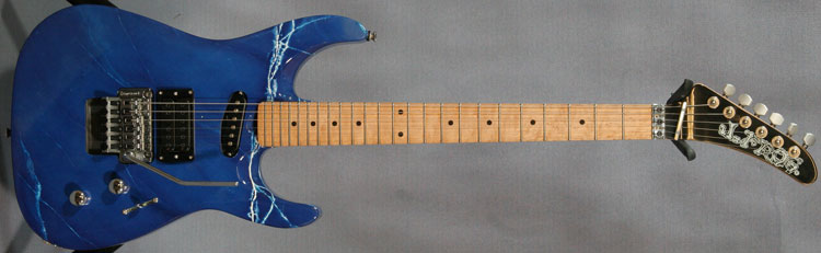 Blue Marble J Frog Guitar