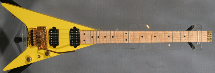 Custom Headless Vee Guitar