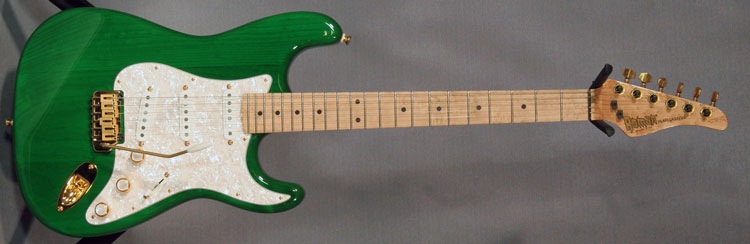 Roman Pearlcaster Green Ash Guitar