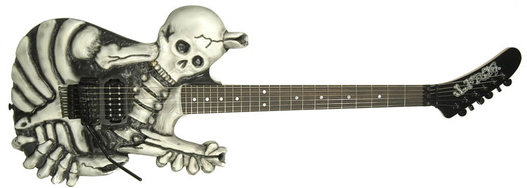 J Frog Skull N Bones Guitar