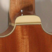 Neck Joint on Set-Neck Slimline Blues Guitar
